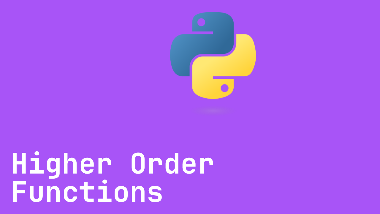 Higher Order Functions In Python cover image