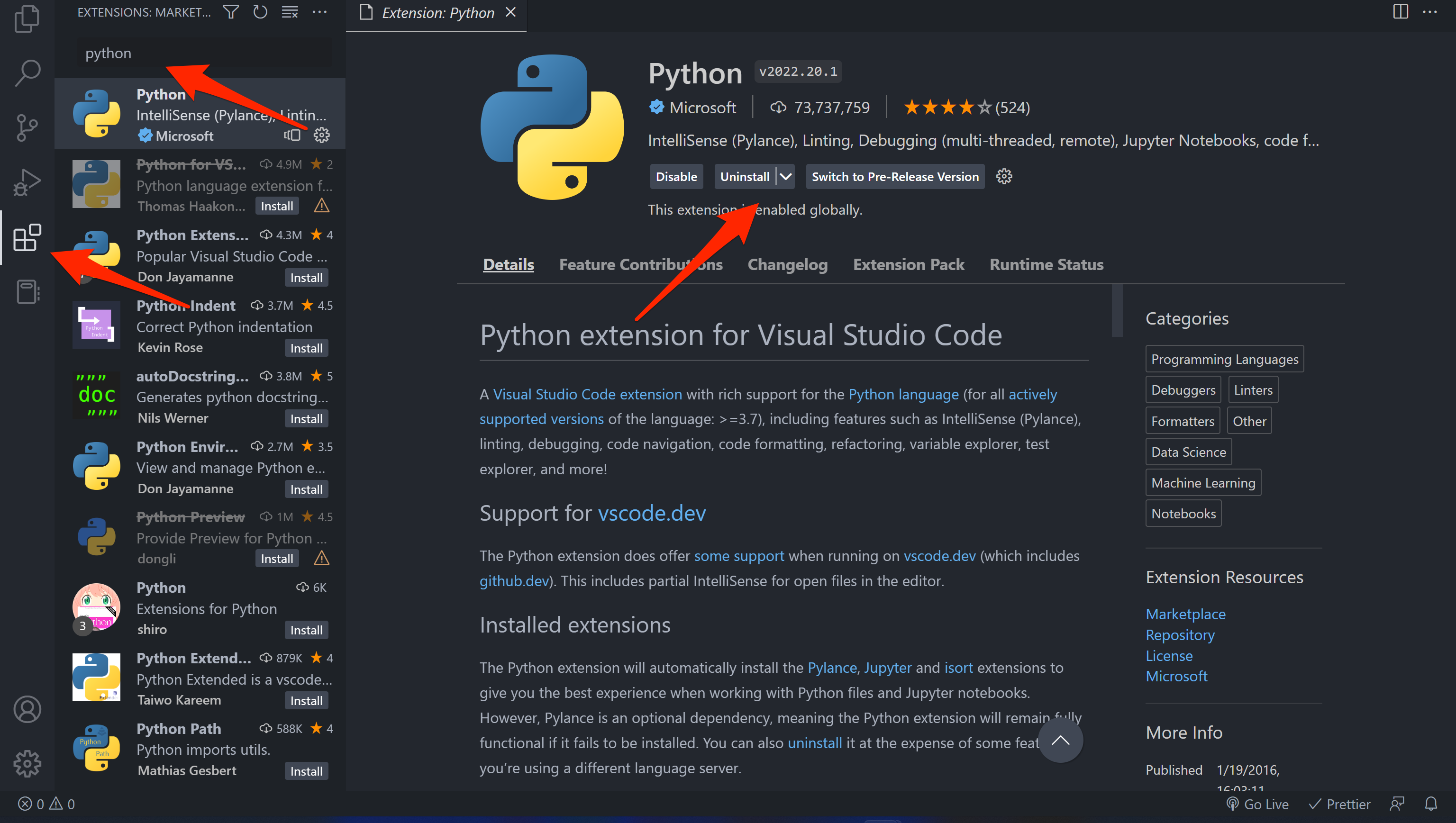 download-python-extension